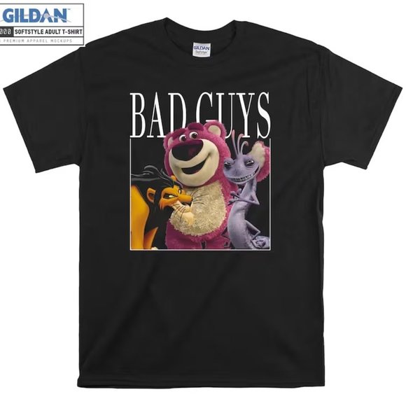 Bad Guys Randall Bogss Lotso Scar T-shirt Hoody Kids Child Tote Bag Tshirt - Picture 1 of 1